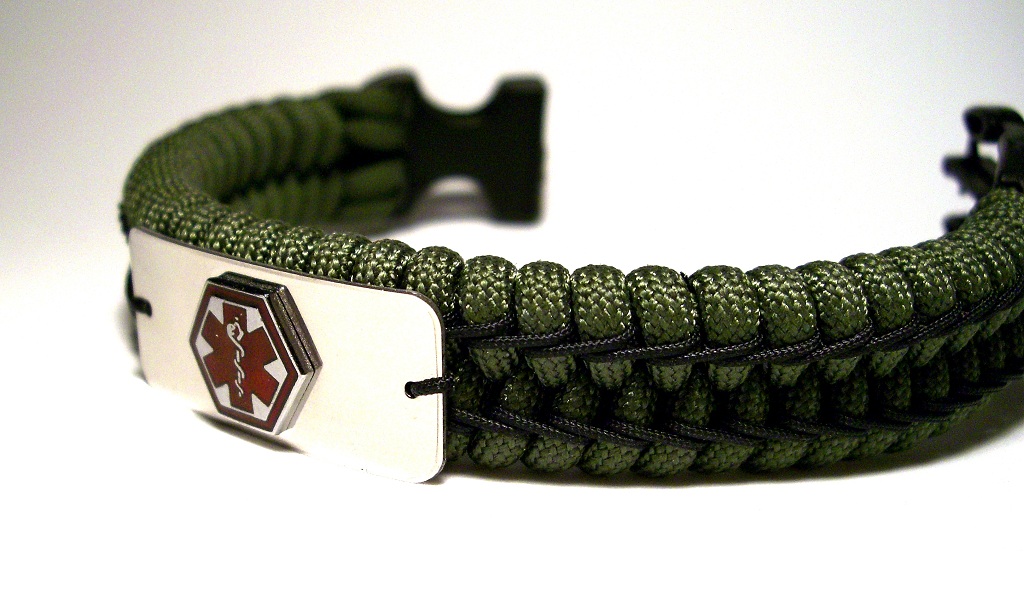 29.  paracord bracelet [quick deploy survival kit]