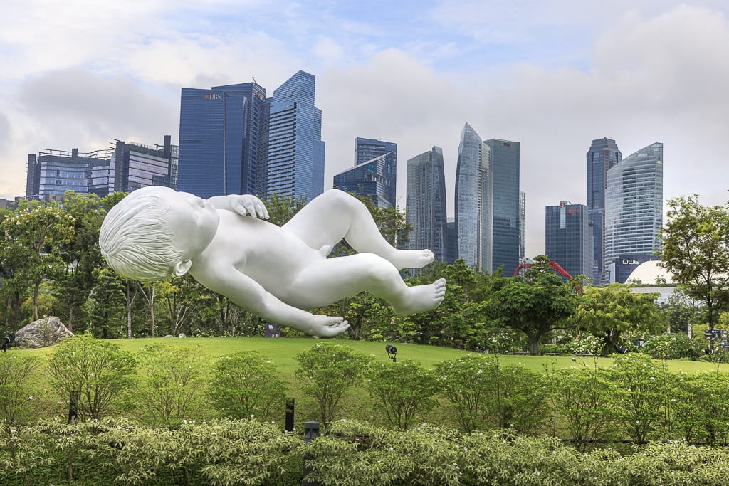 18 Famous Architectural Landmarks In Asia For Architects 384 Architectural landmark: gardens by the bay planet by marc quinn ยฉ tim schapker