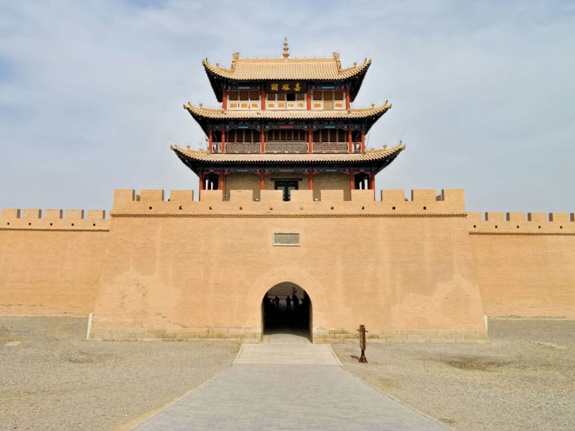 Architectural landmark: great wall of china jiayu pass © dan lundberg