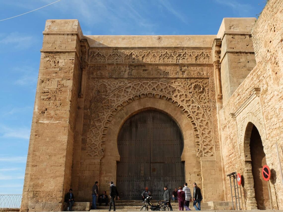 Architectural landmark: kasbah of the udayas entrance © robert prazeres