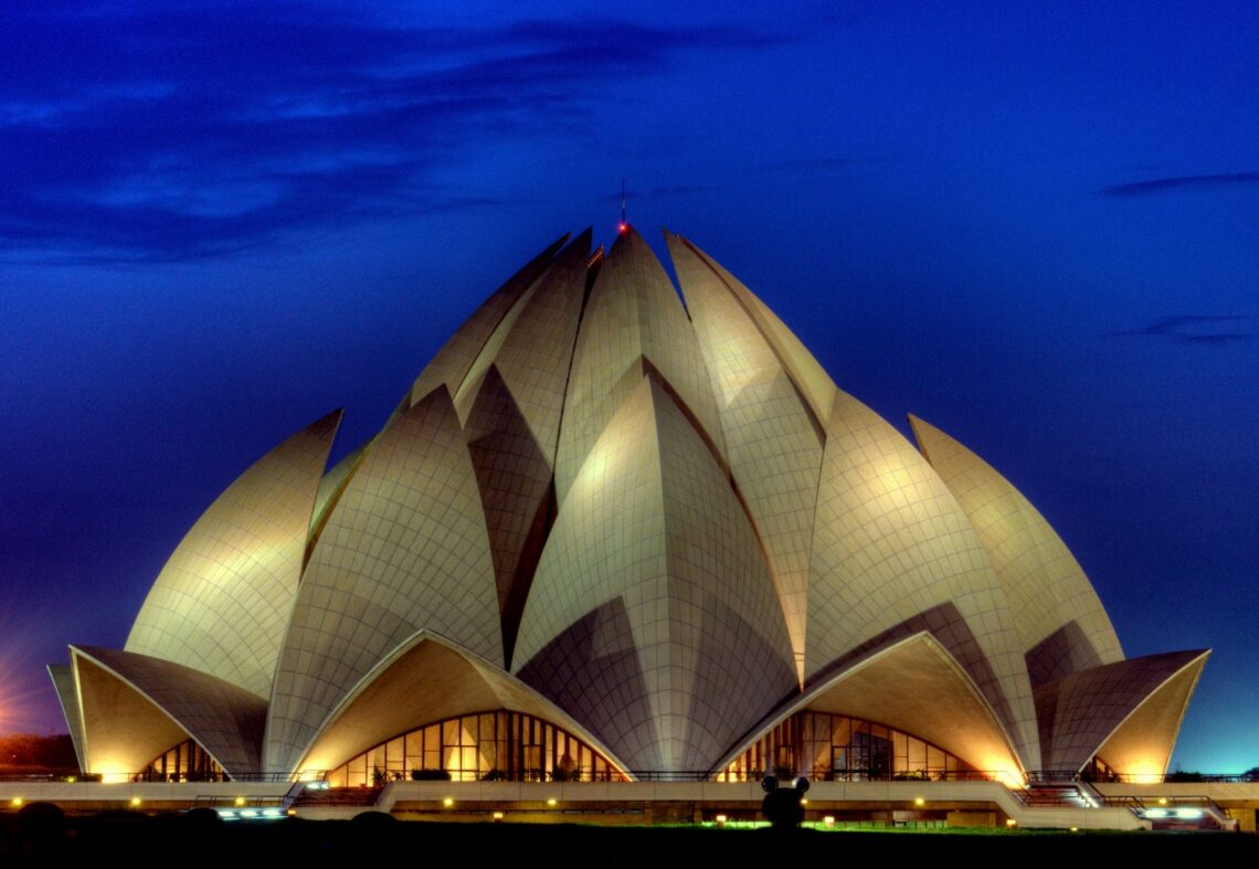 18 Famous Architectural Landmarks In Asia For Architects 431 Architectural landmark: lotus temple at night ยฉ munish chandel