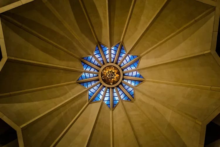 18 Famous Architectural Landmarks In Asia For Architects 433 Architectural landmark: lotus temple interior view of the ringstone symbol ยฉ pristine planet
