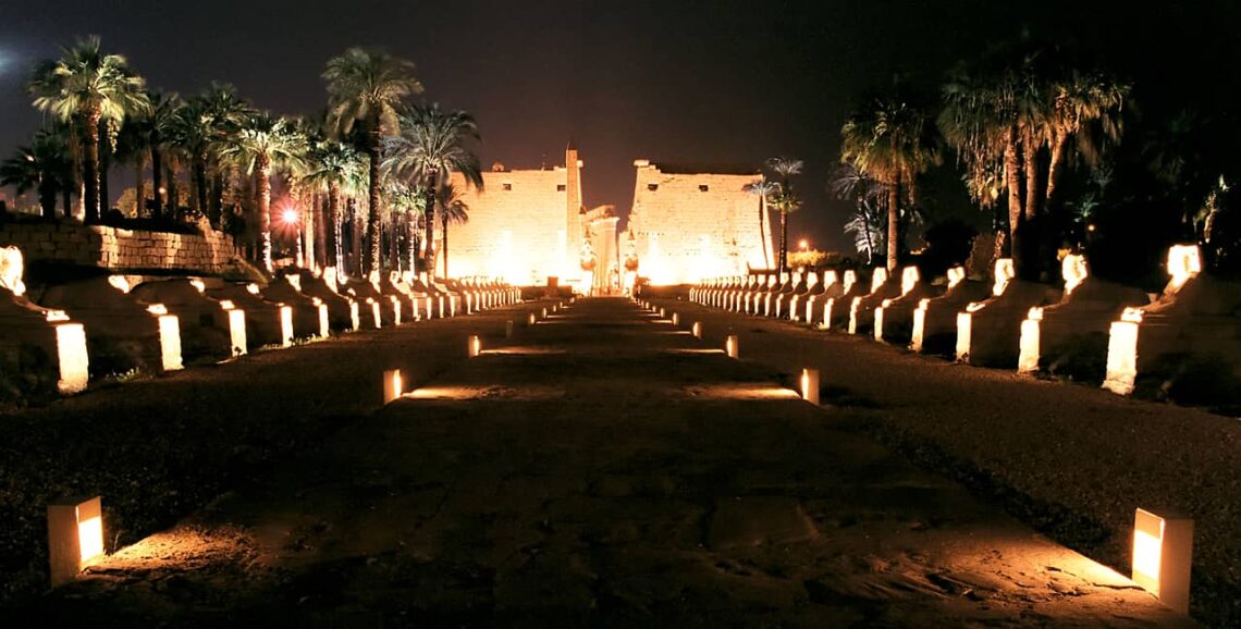 15 Famous Architectural Landmarks In Africa For Architects 165 Architectural landmark: luxor temple avenue of sphinxes night ยฉ blueshade