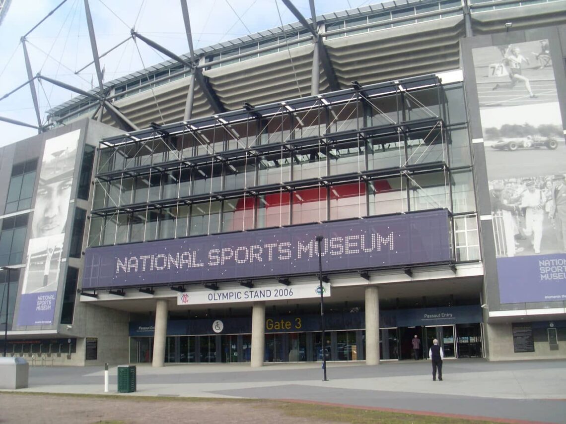 Architectural landmark: melbourne cricket ground entrance © ninad katyare