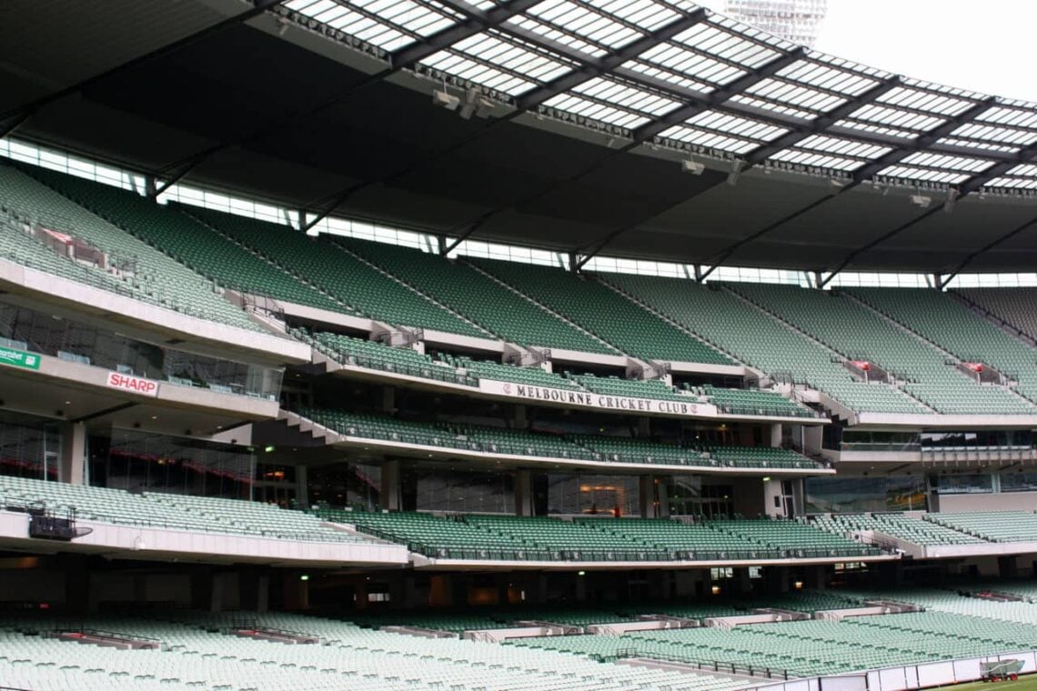 Architectural landmark: melbourne cricket ground seats © chris & steve