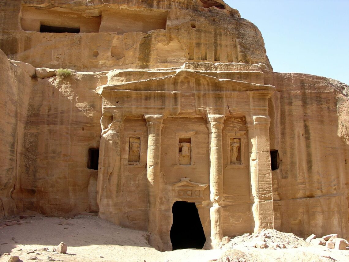 Architectural landmark: petra soldier's tomb © michael gunther