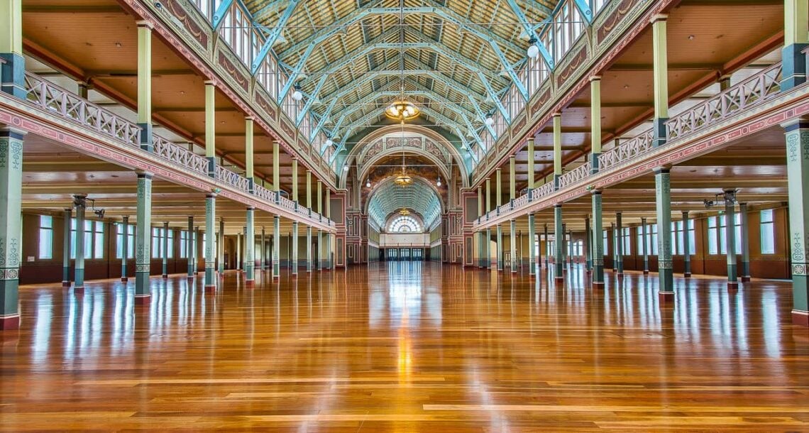 Architectural landmark: royal exhibition building main hall © stewart donn photography