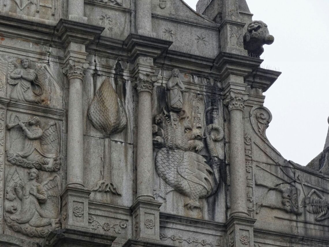 18 Famous Architectural Landmarks In Asia For Architects 425 Architectural landmark: ruins of st. Paulโs mary stepping on a seven-headed hydra ยฉ bjรธrn christian tรธrrissen