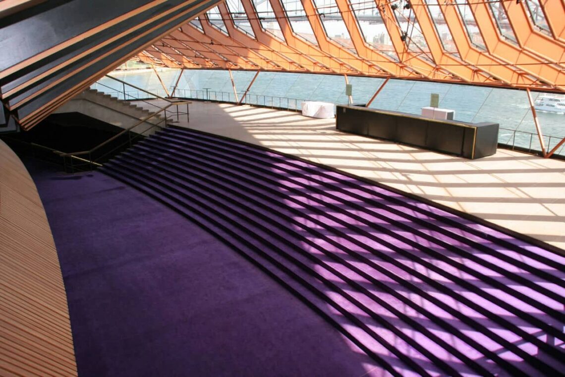 Architectural landmark: sydney opera house interior view © rob chandler