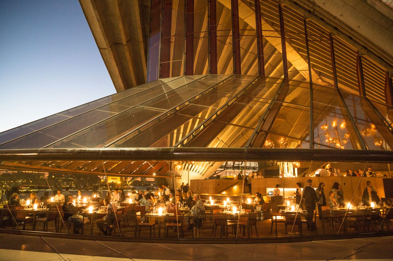 Architectural landmark: sydney opera house restaurant © amritpal singh mann