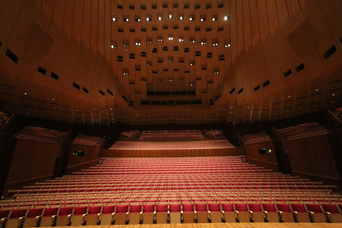 Architectural landmark: sydney opera house stage view © morepix