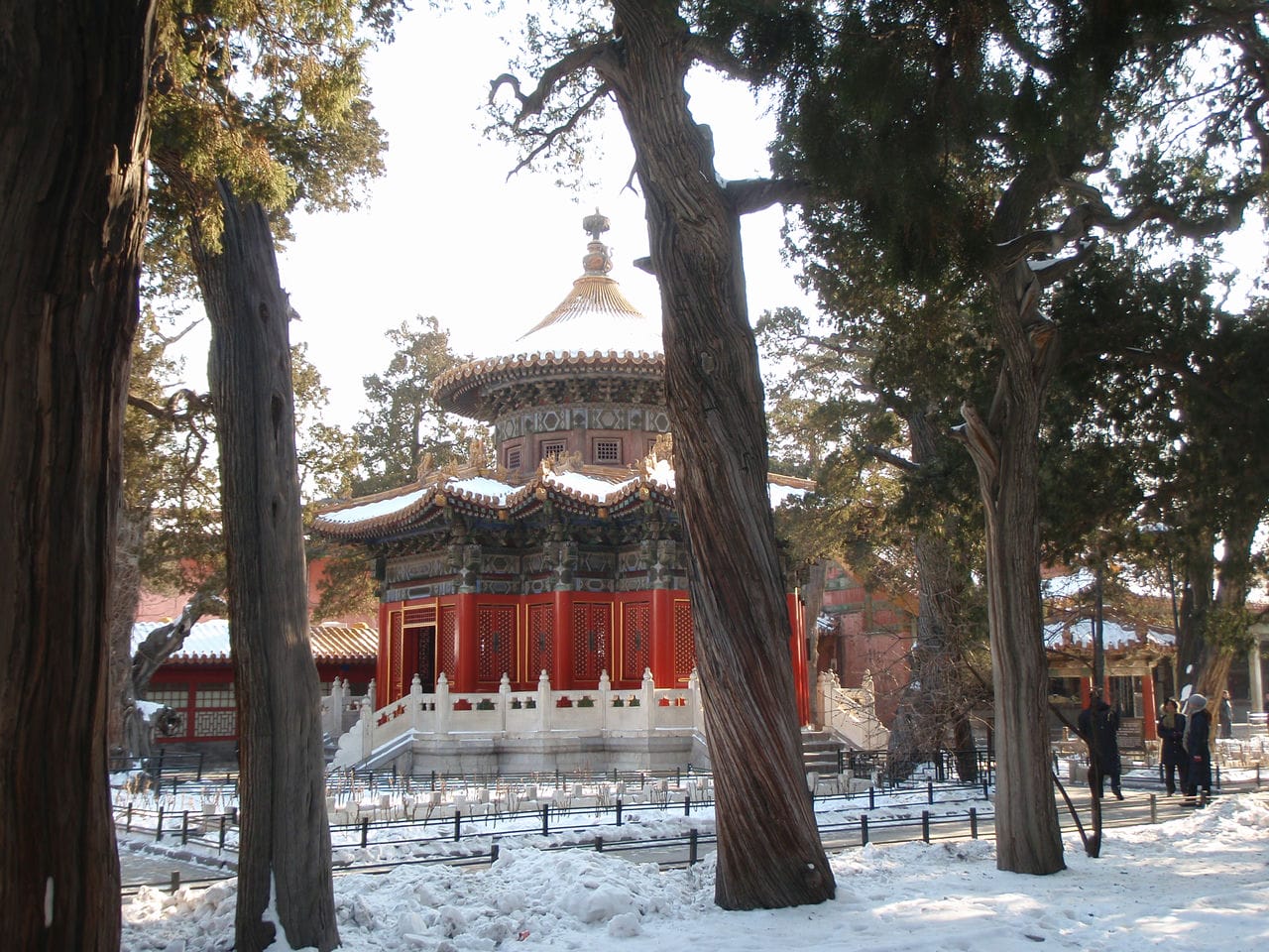 Architectural landmark: the forbidden city imperial garden © jiāng shàng qīng fēng