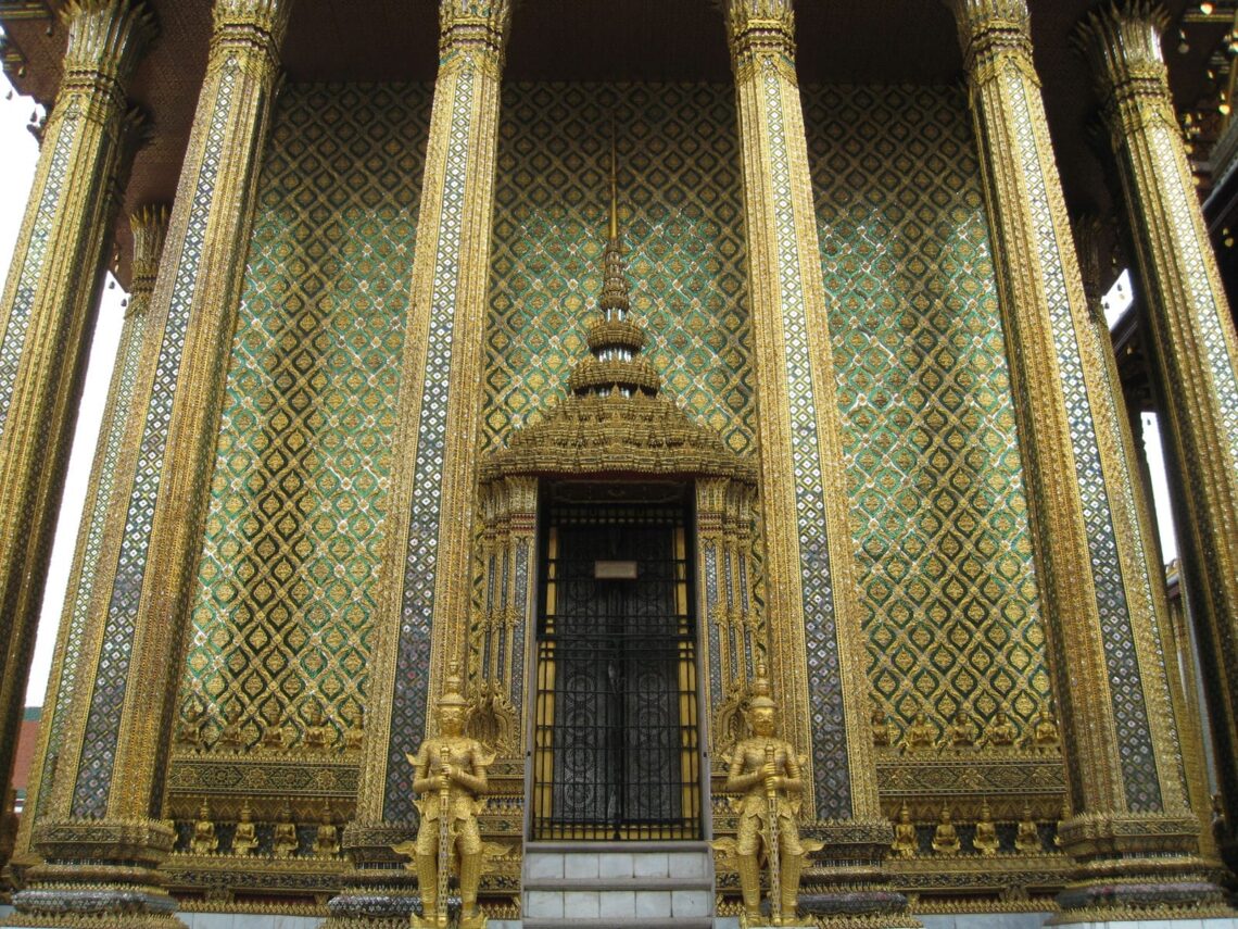 Architectural landmark: the grand palace phra mondop library © patrick barry