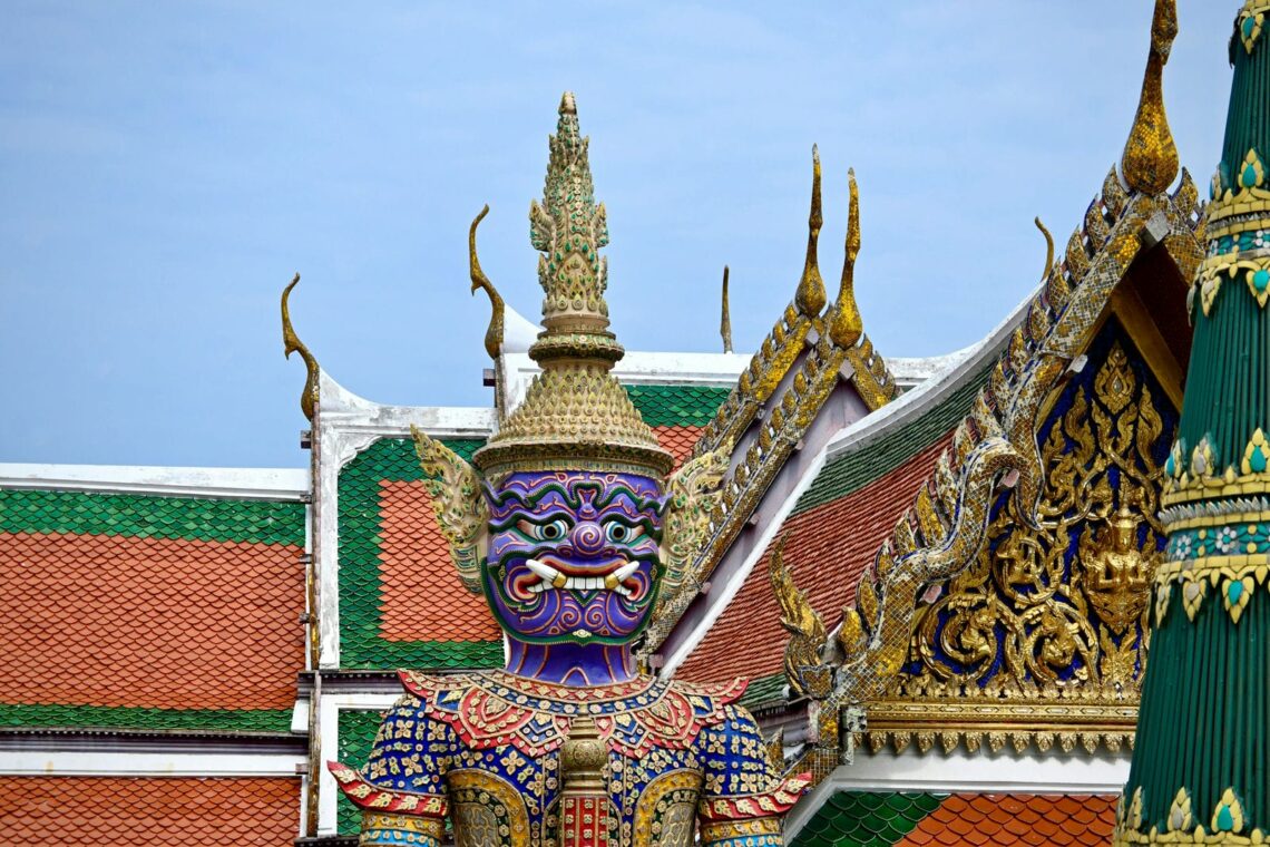 18 Famous Architectural Landmarks In Asia For Architects 343 Architectural landmark: the grand palace yaksha demon guard closeup ยฉ jayanth muppaneni