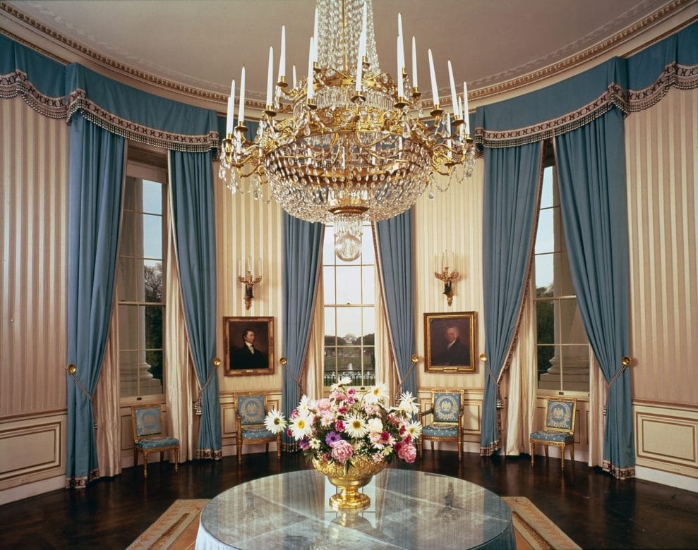 The White House: An Architecture Landmark To Visit In Washington, D.c. 7 Architectural landmark: the white house blue room ยฉ white house historical association