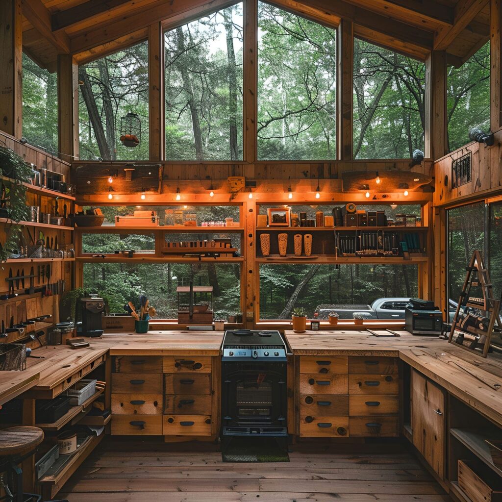 Workshop: size, functionality, uses, furniture and renovation
