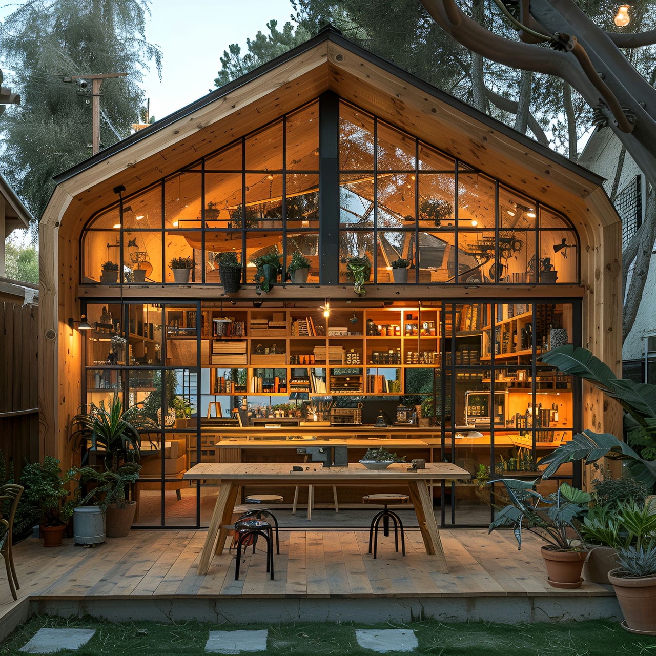 Workshop: size, functionality, uses, furniture and renovation