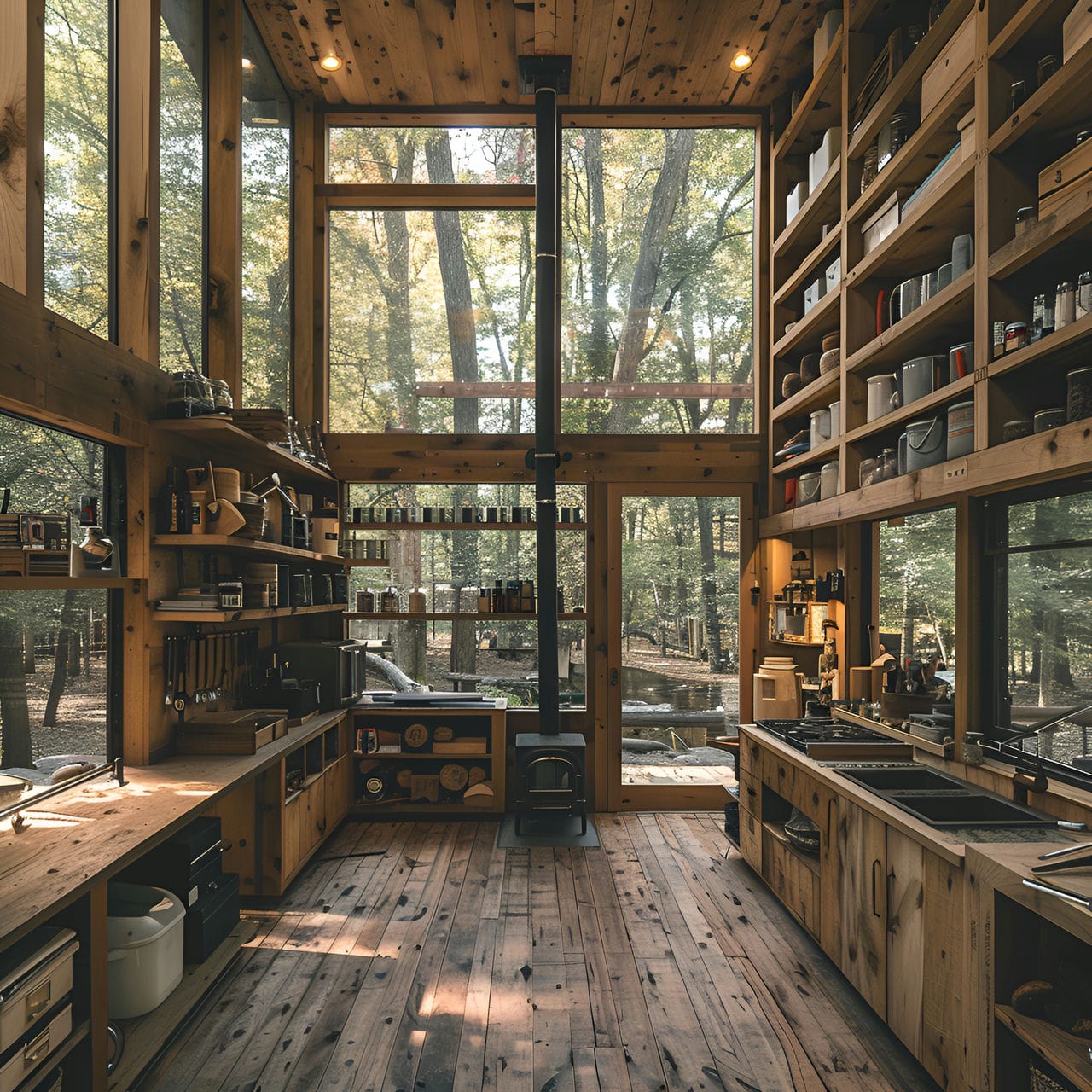 Workshop: size, functionality, uses, furniture and renovation