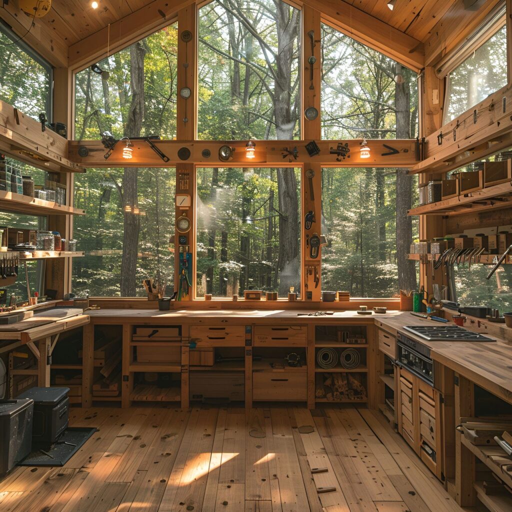 Workshop: size, functionality, uses, furniture and renovation