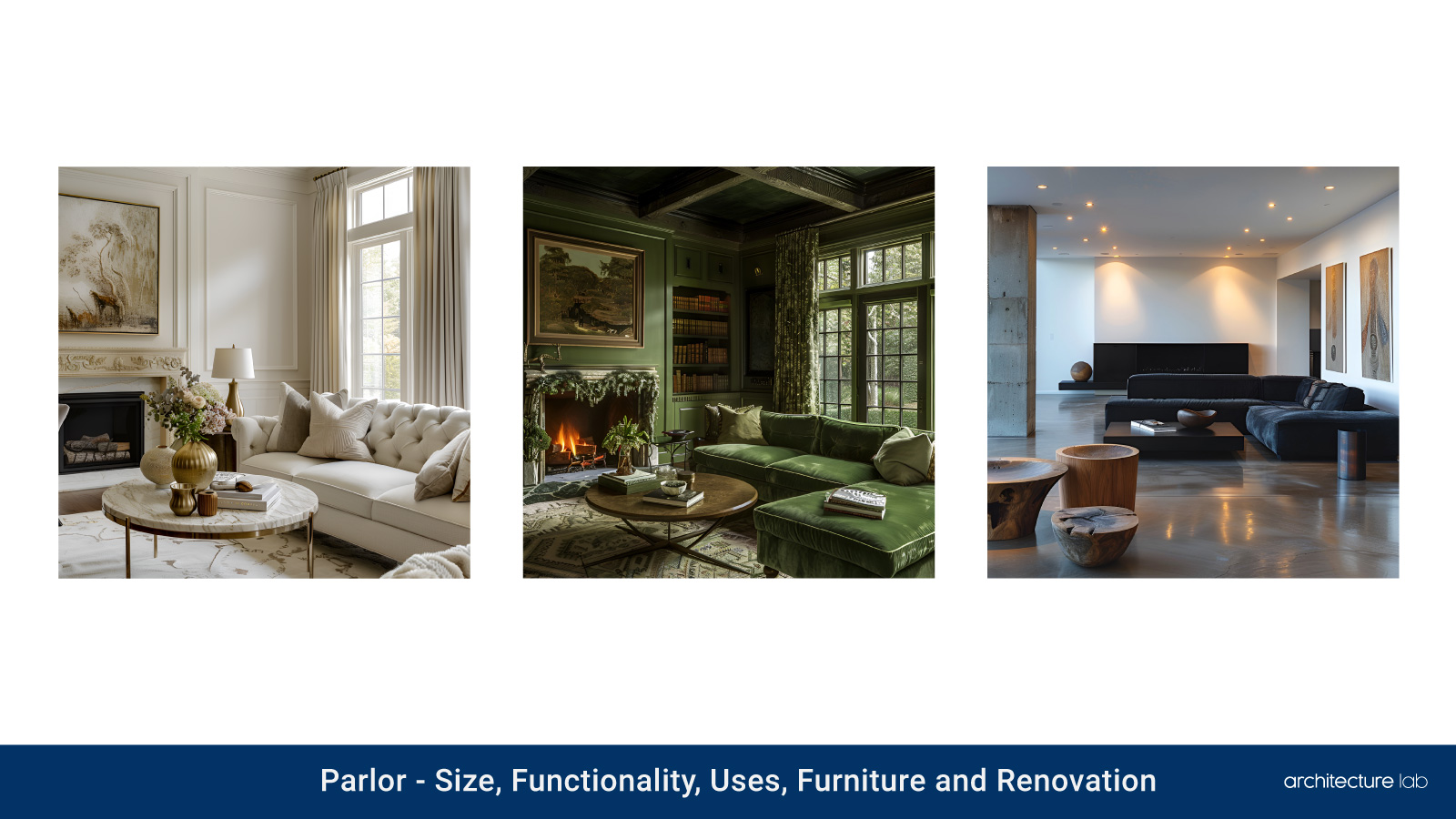 Parlor: size, functionality, uses, furniture and renovation