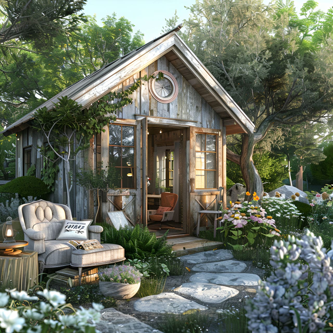 She shed: size, functionality, uses, furniture and renovation