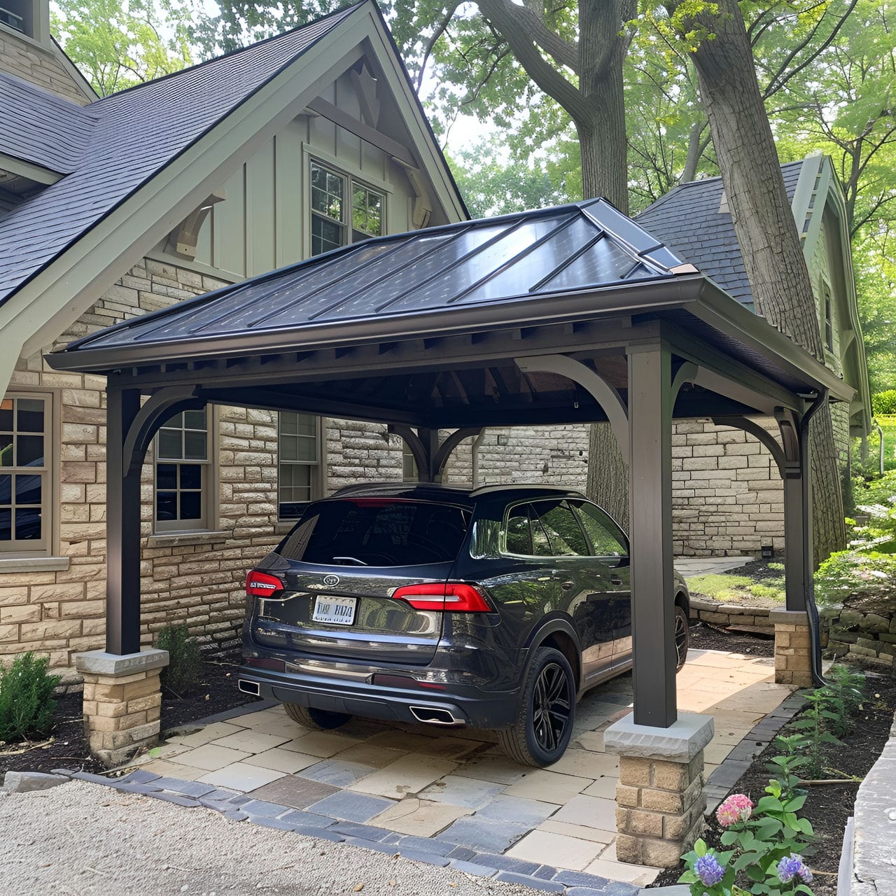 Carport: size, functionality, uses, furniture, and renovation