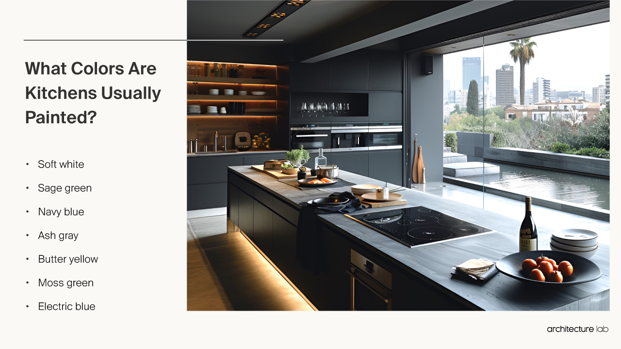 Kitchen - Size, Functionality, Uses, Furniture And Renovation What colors are kitchens usually painted?