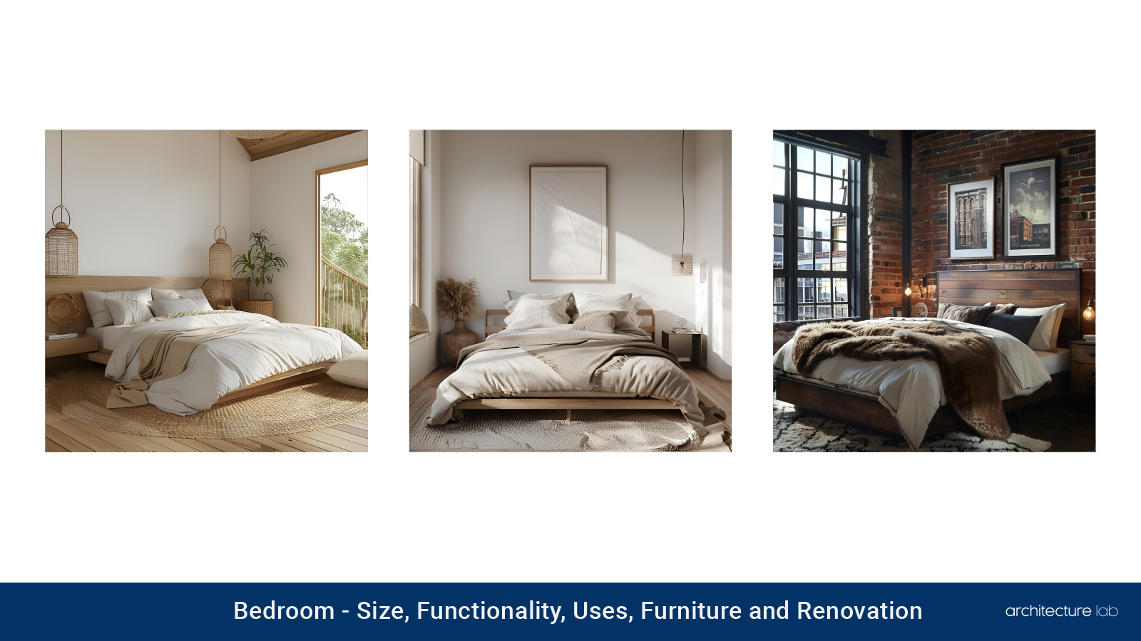 Bedroom: size, functionality, uses, furniture, and renovation