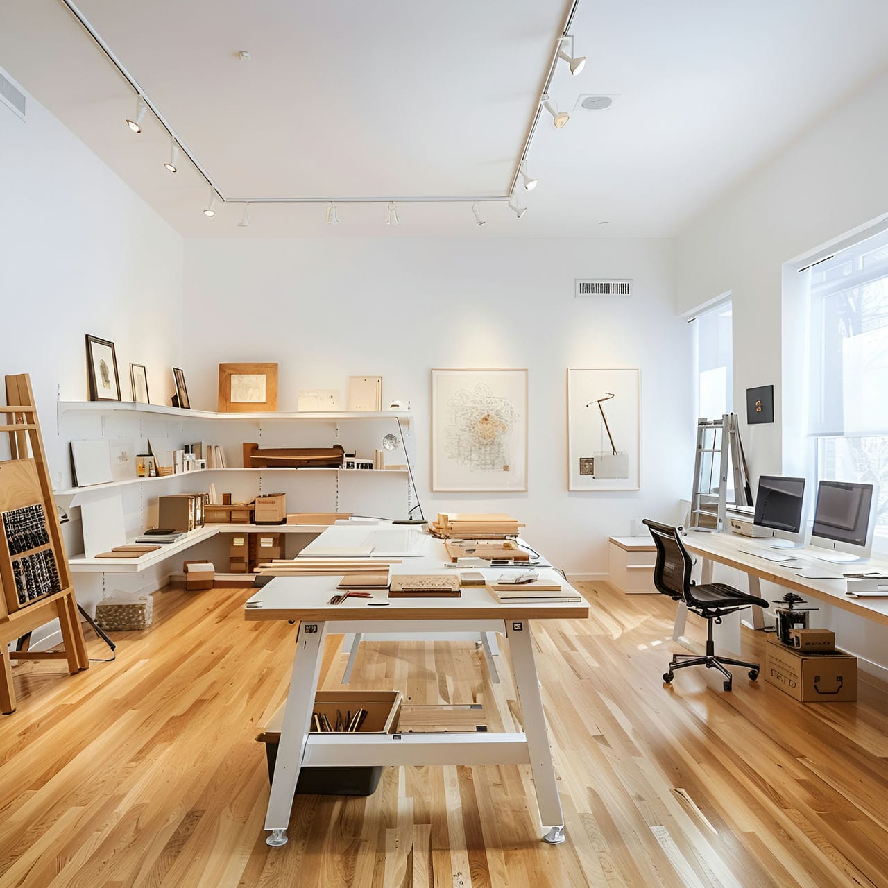 Art Studio - Size, Functionality, Uses, Furniture And Renovation Art studio: size, functionality, uses, furniture and renovation