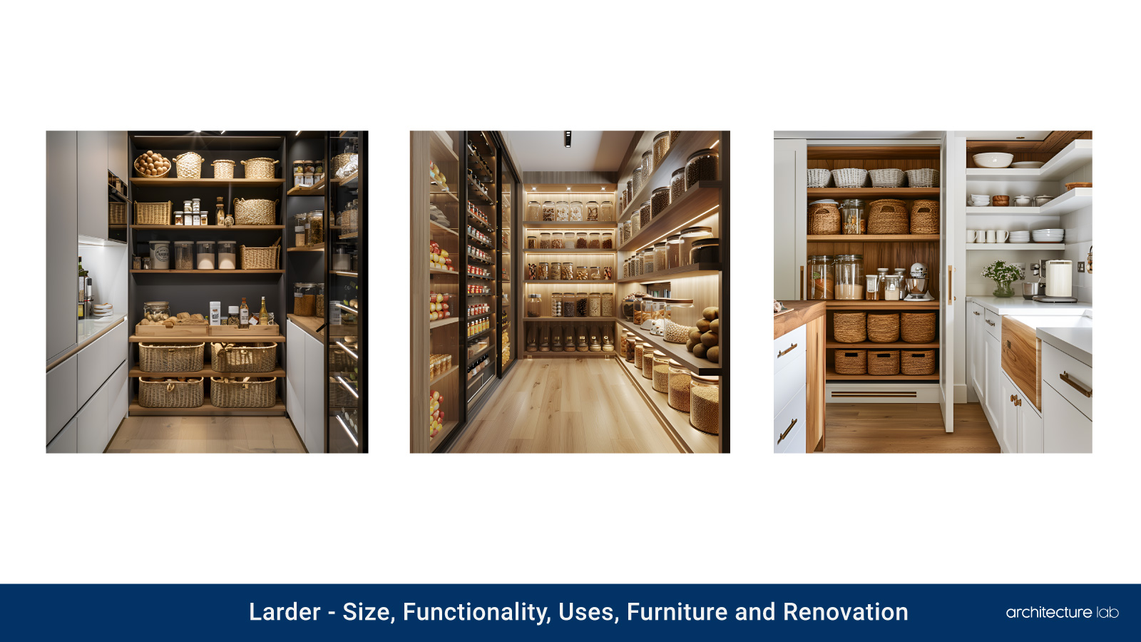 Larder: size, functionality, uses, furniture and renovation