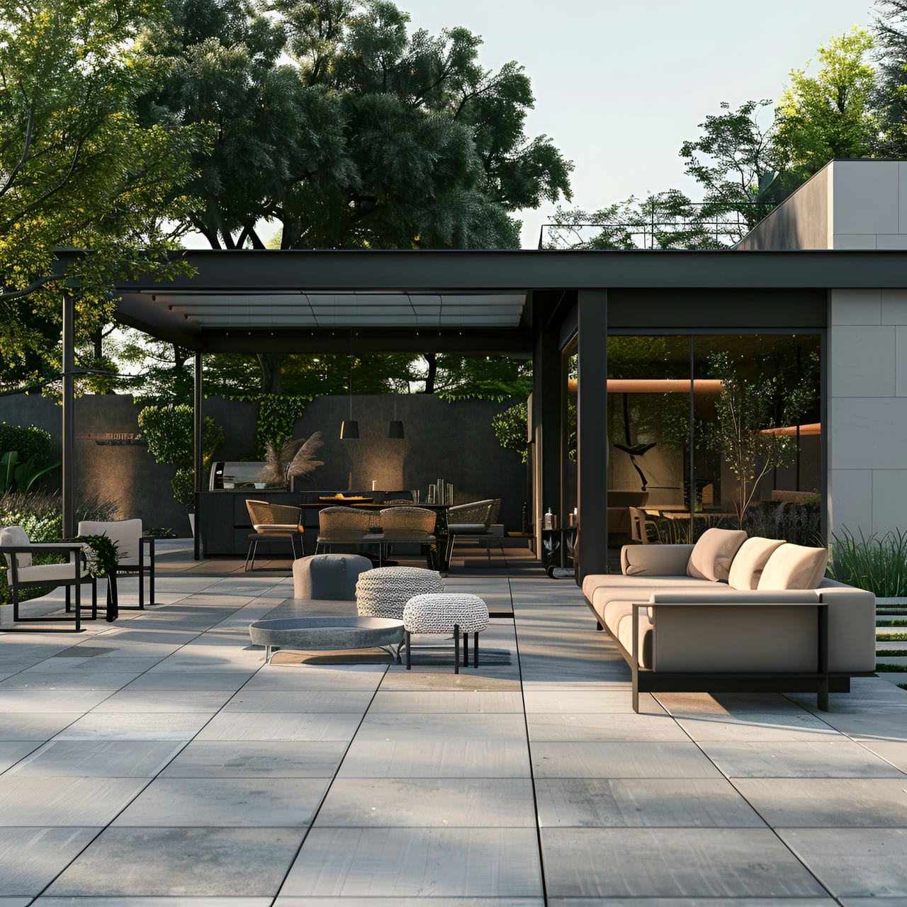 Patio: size, functionality, uses, furniture and renovation