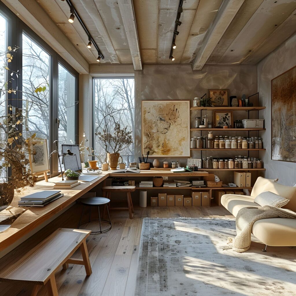 Art Studio: Size, Functionality, Uses, Furniture, And Renovation 22 Art studio: size, functionality, uses, furniture and renovation