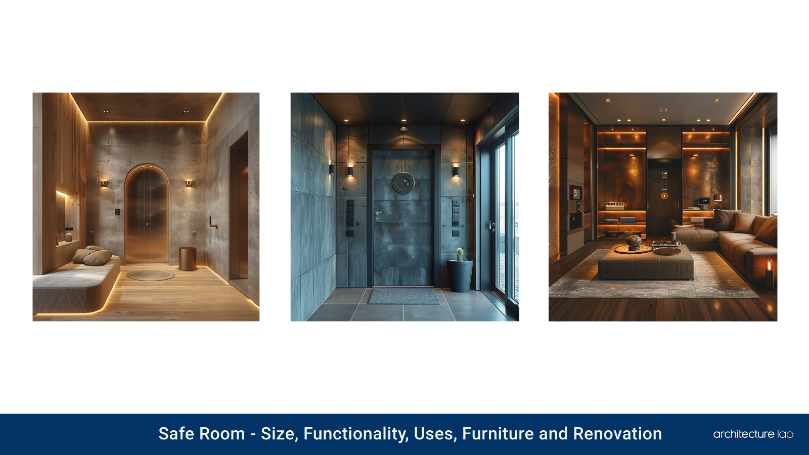 Safe room: size, functionality, uses, furniture and renovation