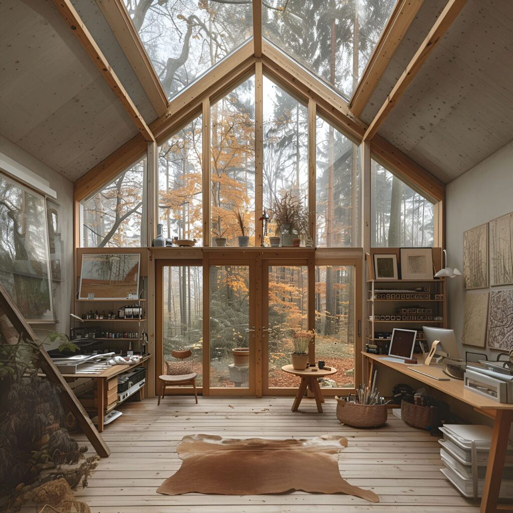 Art Studio: Size, Functionality, Uses, Furniture, And Renovation 23 Art studio: size, functionality, uses, furniture and renovation