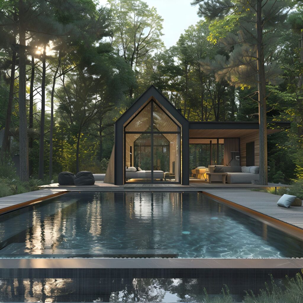 Pool House: Size, Functionality, Uses, Furniture And Renovation 12 Pool house: size, functionality, uses, furniture and renovation