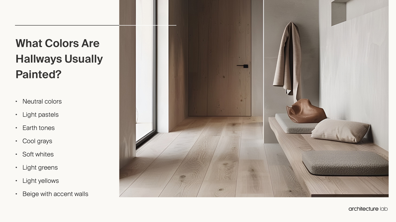 Hallway - Size, Functionality, Uses, Furniture And Renovation What colors are hallways usually painted?