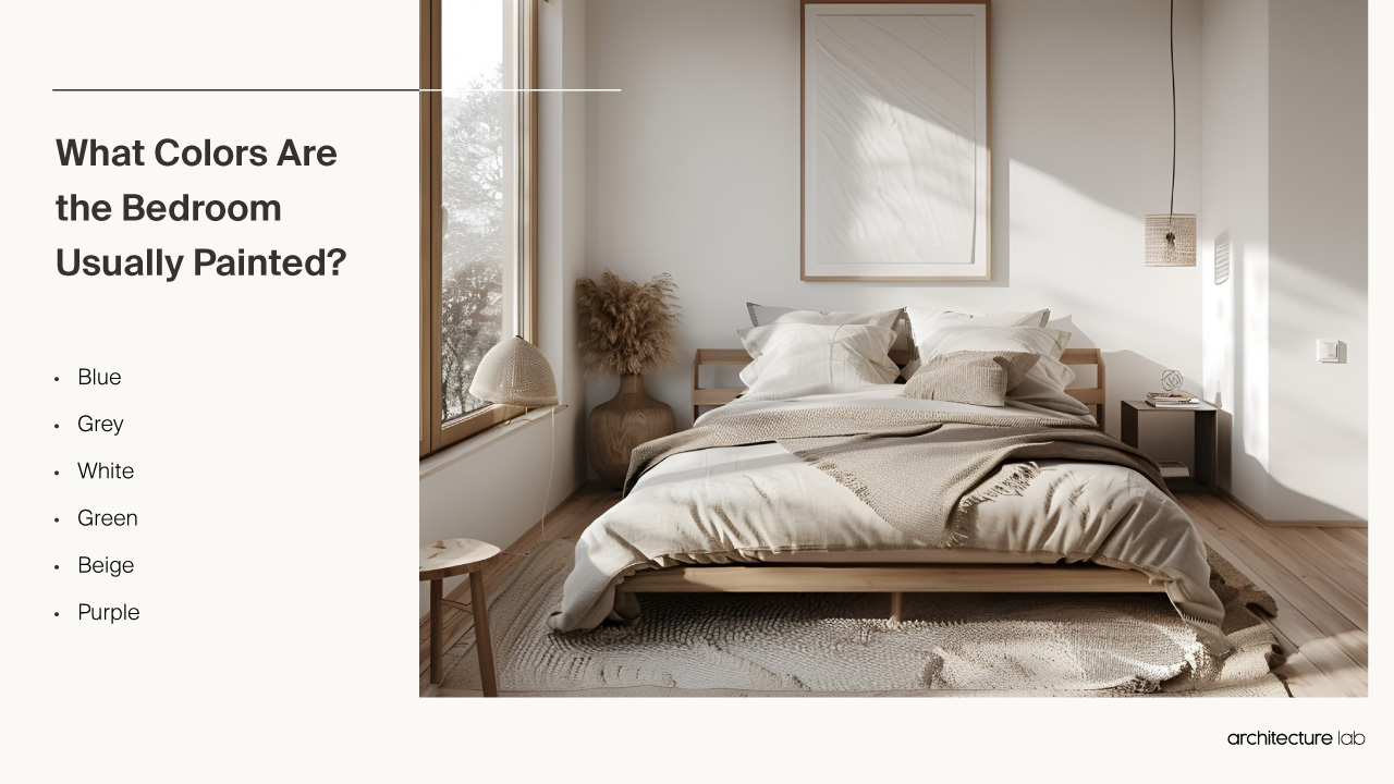 Bedroom - Size, Functionality, Uses, Furniture And Renovation What colors are the bedroom rooms usually painted?
