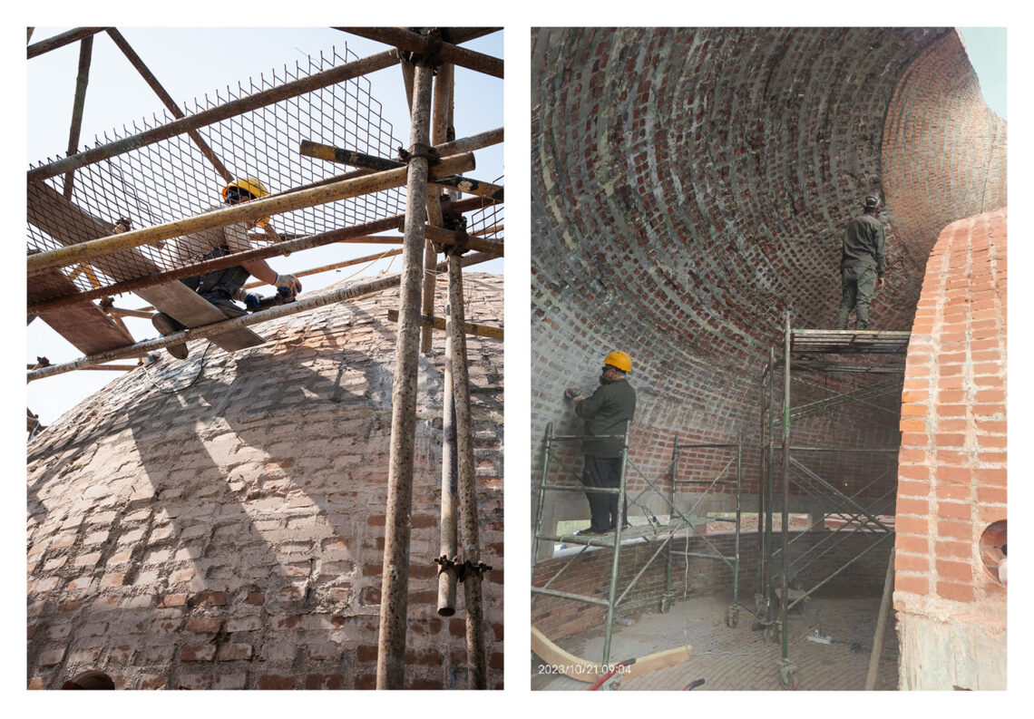 Twisted Brick Shell: Concept Library / Hcch Studio 42 Twisted brick shell concept library / hcch studio