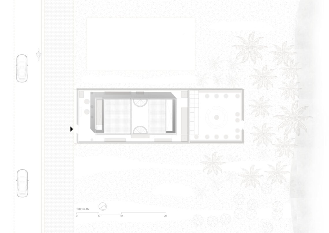 Nhà bè house / tropical space