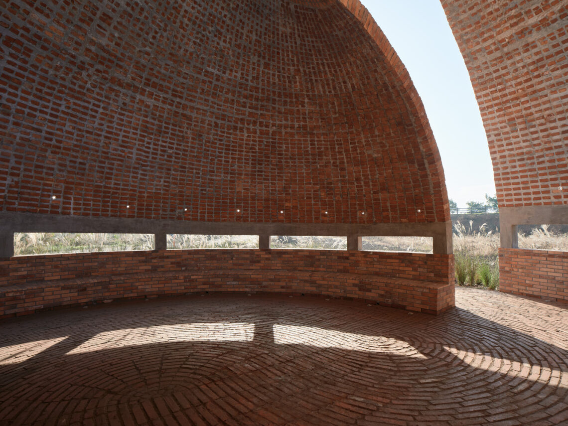 Twisted Brick Shell: Concept Library / Hcch Studio 26 Twisted brick shell concept library / hcch studio