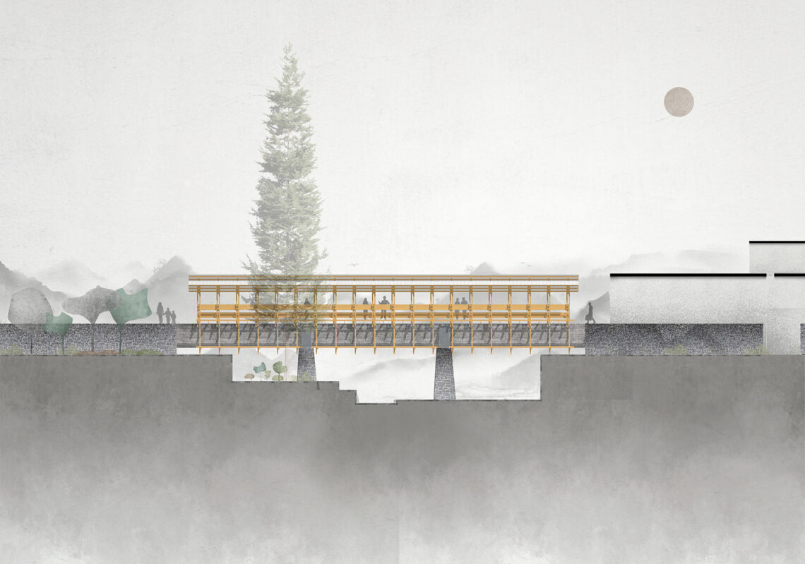Fw Ji·the Covered Bridge On Aqueduct / Iara 41 Fw ji·the covered bridge on aqueduct / iara