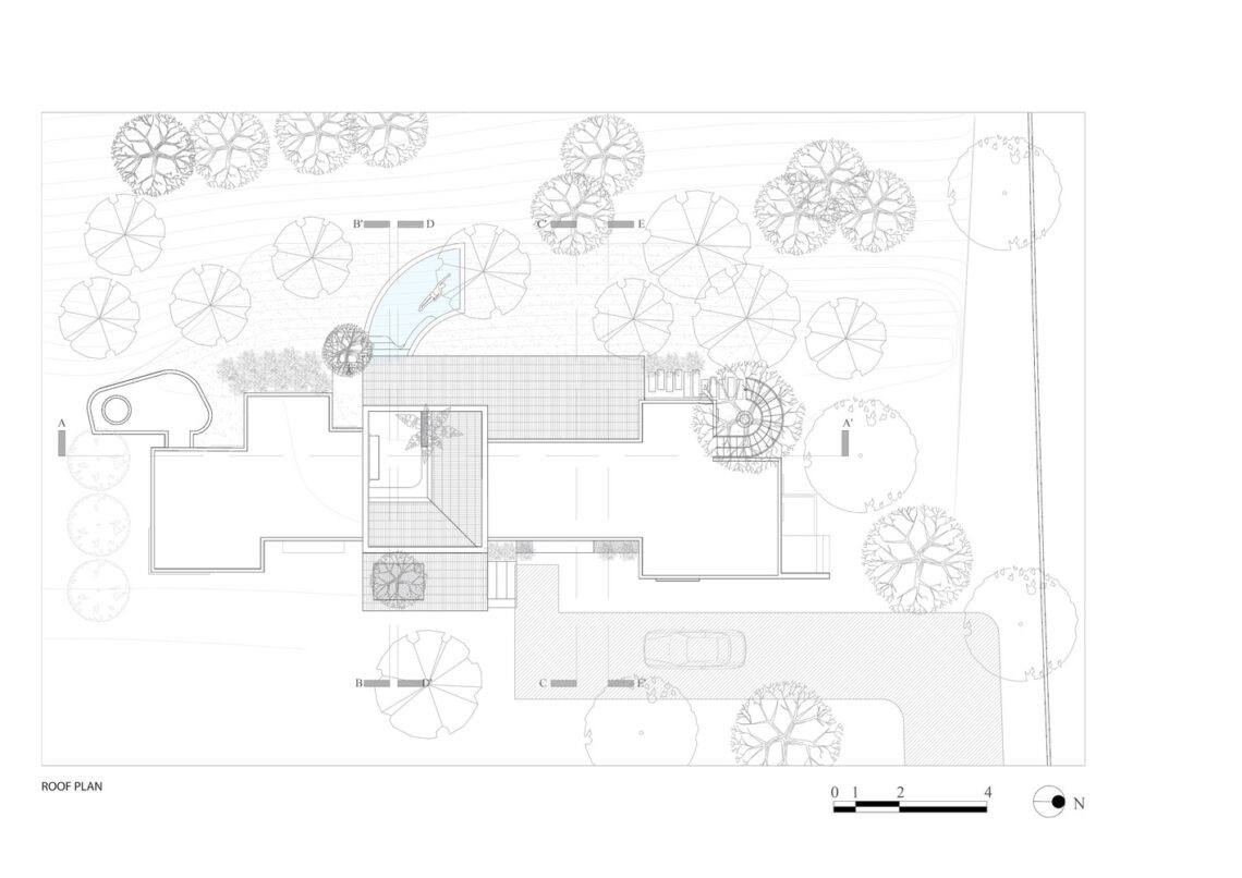 Courtyard house by the water / studio designseed