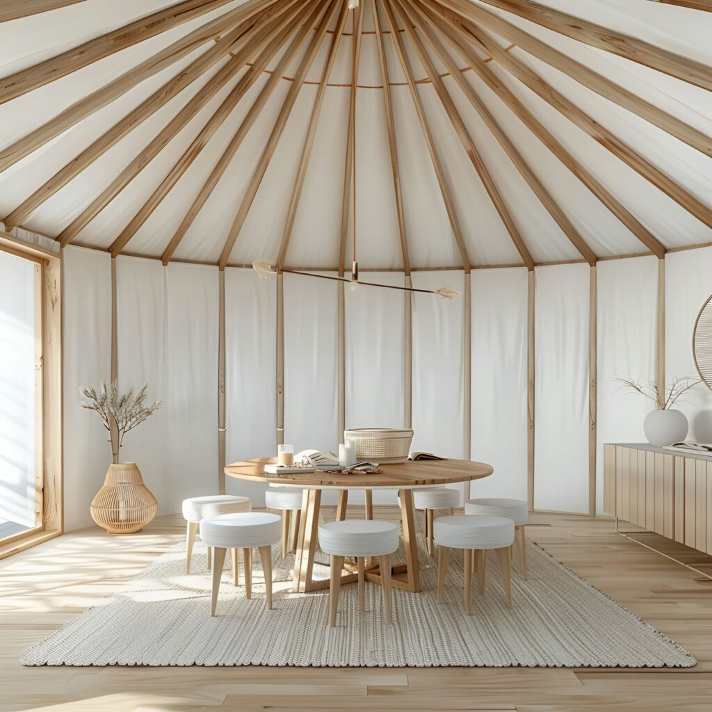 Yurt: architecture, history, sustainability, materials and typical prices