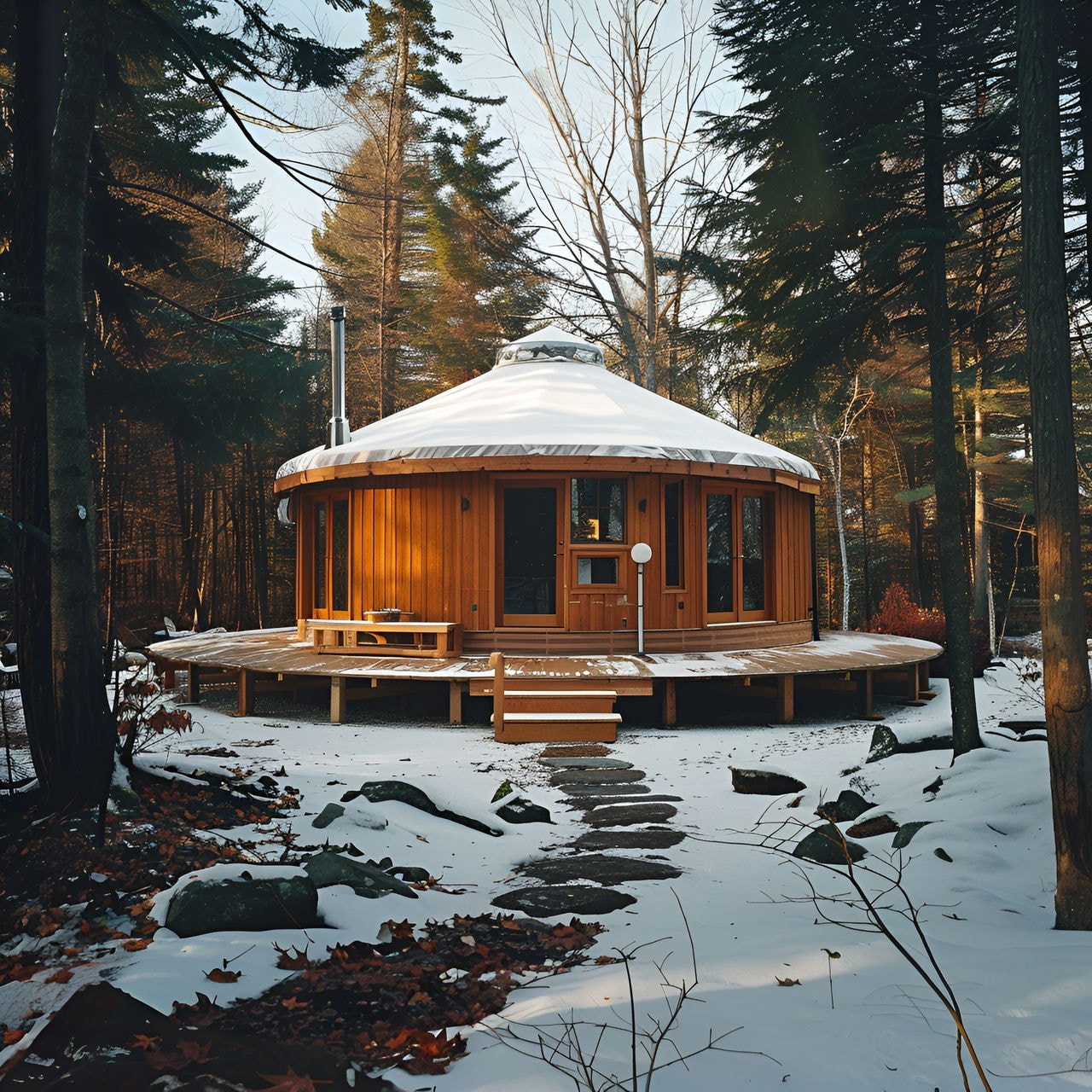 Yurt: architecture, history, sustainability, materials and typical prices