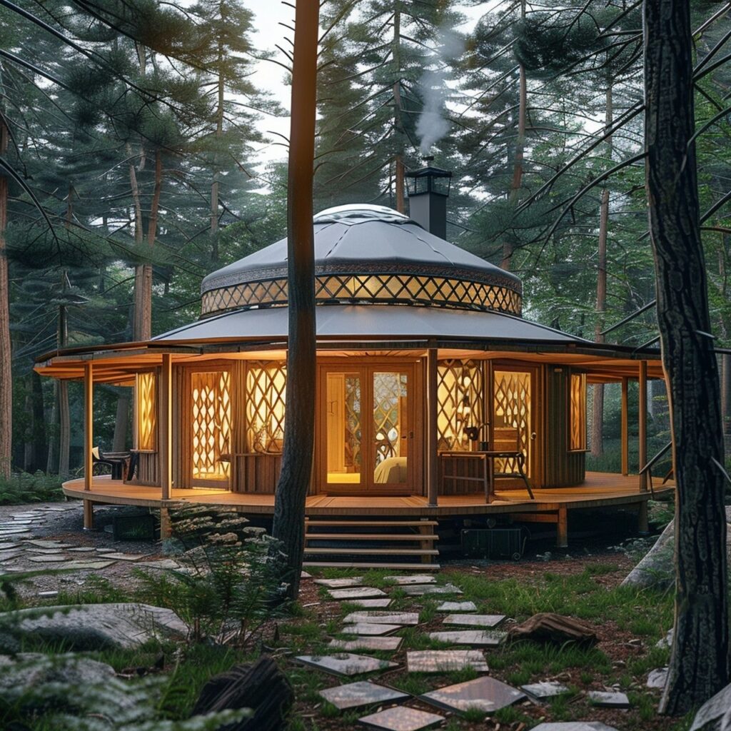 Yurt: architecture, history, sustainability, materials and typical prices