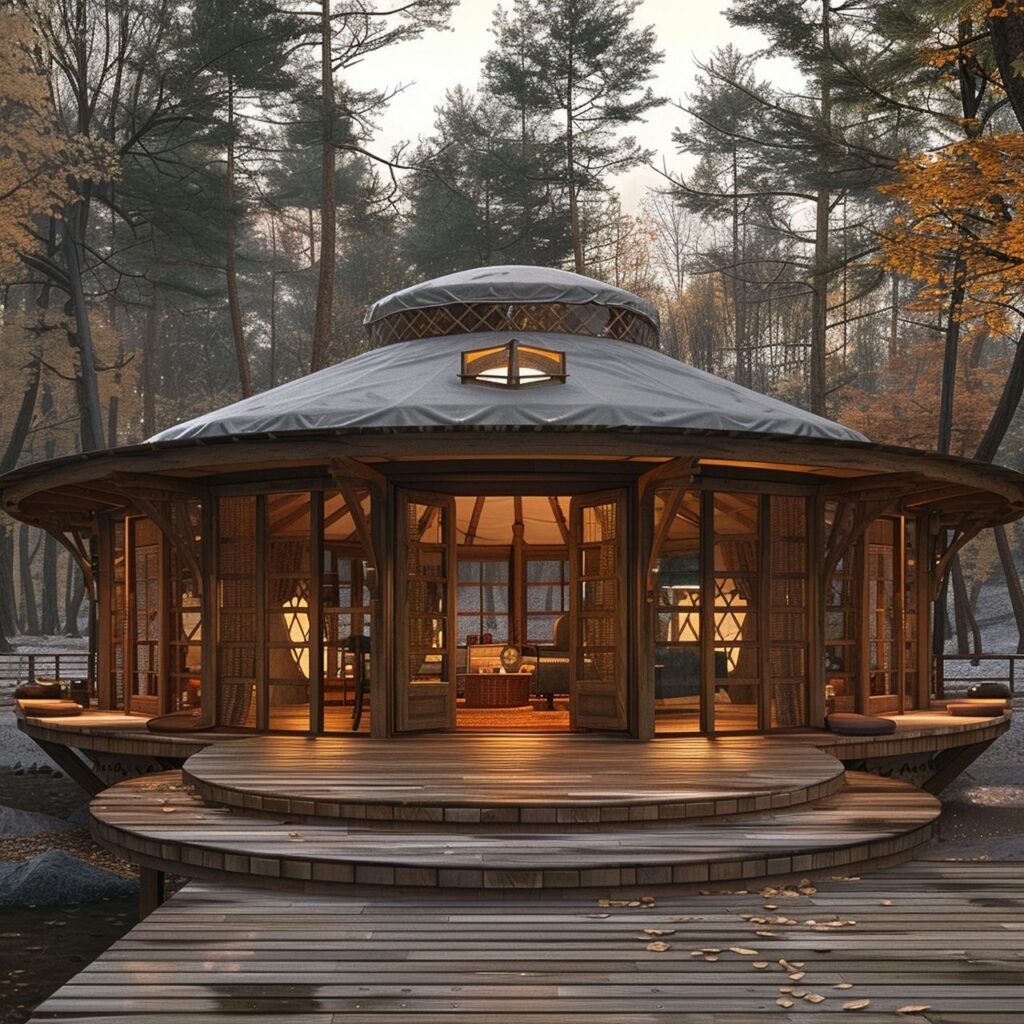 Yurt: architecture, history, sustainability, materials and typical prices