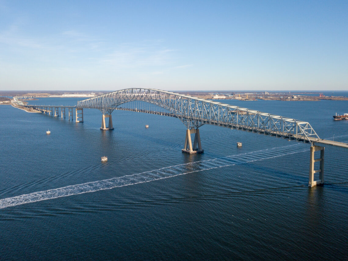 Redesigned francis scott key bridge: webuild, cra-carlo ratti associati, and michel virlogeux reveal updated cable-stayed structure for baltimore