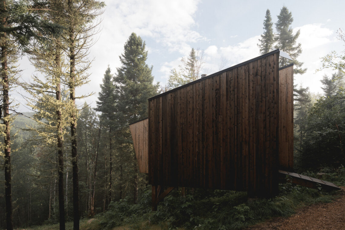 Territoire charlevoix cabin / atelier l’abri
