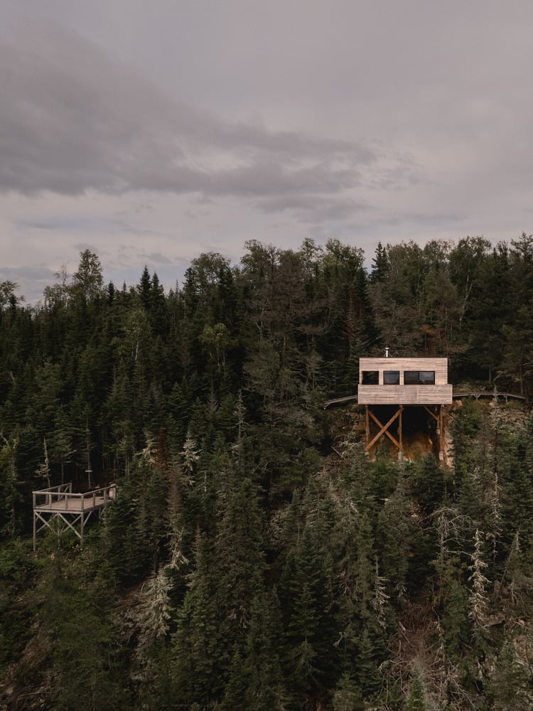 Territoire charlevoix cabin / atelier l’abri