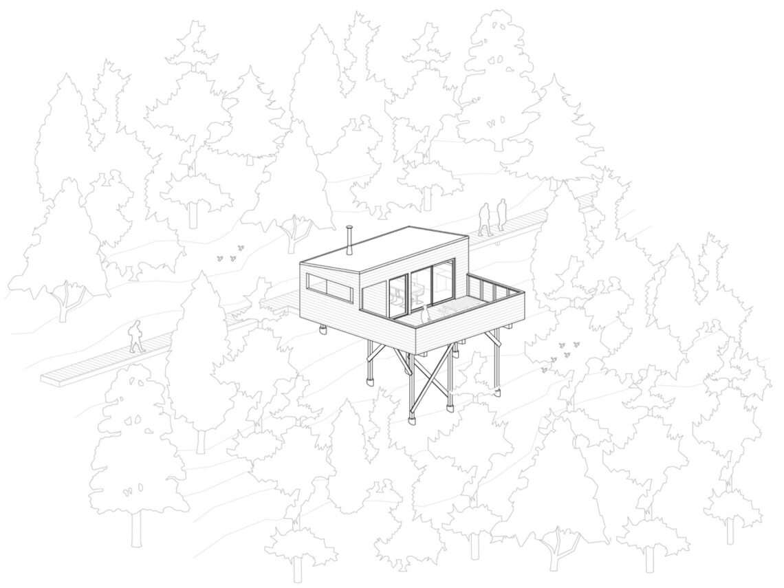 Territoire charlevoix cabin / atelier l’abri
